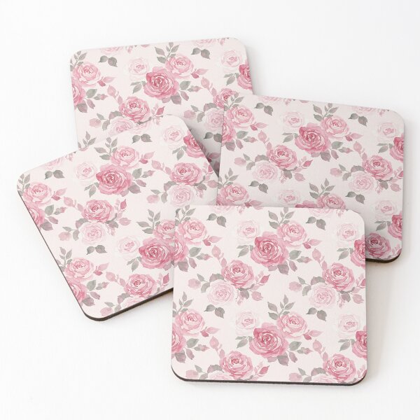 Item preview, ​Vintage Dusty Rose Watercolor Pattern designed and sold by wissal.studio.