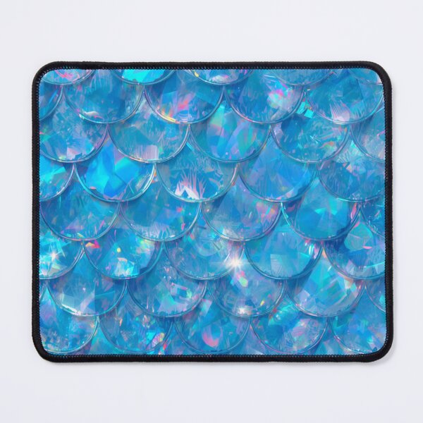 Item preview, Pretty Blue Mermaid Print  designed and sold by SeaStarMermaids.