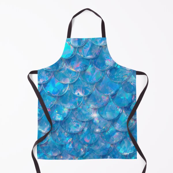 Item preview, Pretty Blue Mermaid Print designed and sold by SeaStarMermaids.