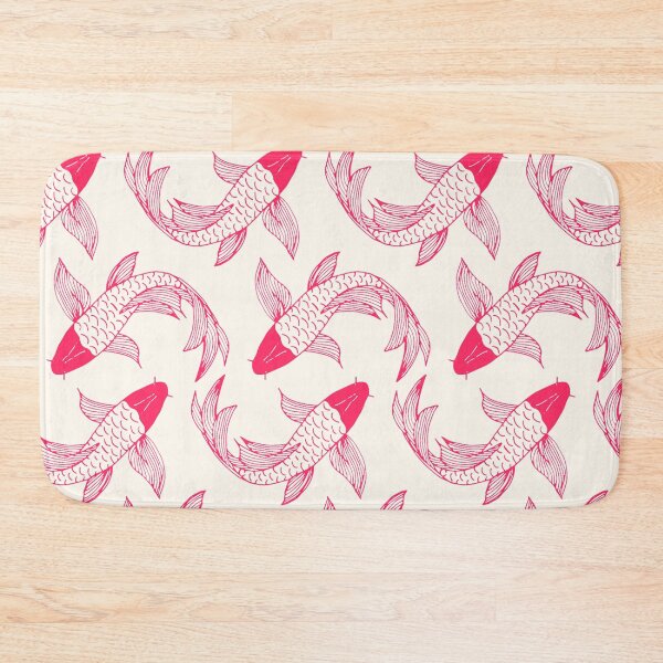 Item preview, Red Koi (Faux) Fish Pattern designed and sold by DEC02.