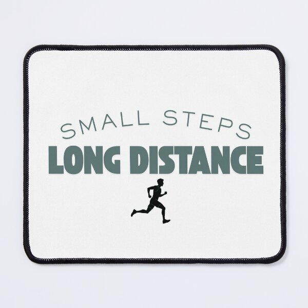 Item preview, Small Steps, Long Distance (Running) designed and sold by RunningWhiskers.