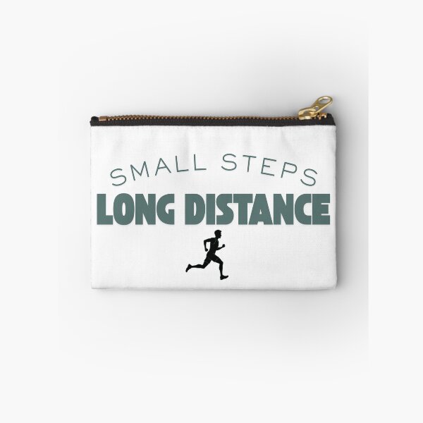 Item preview, Small Steps, Long Distance (Running) designed and sold by RunningWhiskers.