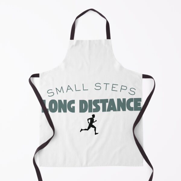 Item preview, Small Steps, Long Distance (Running) designed and sold by RunningWhiskers.