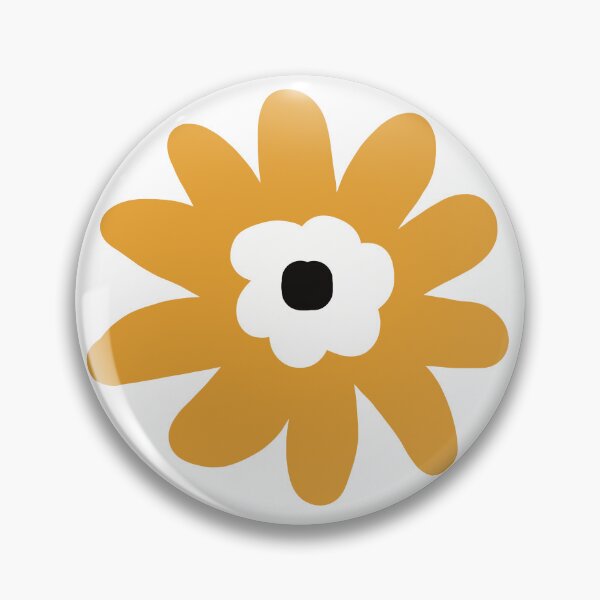 Item preview, Bold Nordic Orange Flower Motif designed and sold by Ailiida.