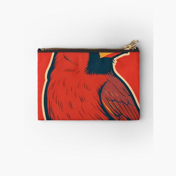 Item preview, Retro Pop Art Poster Illustration of a Cardinal Bird | Bold Scarlet Songbird Print with Vibrant Red Feathers, Woodland Charm & Vintage Nature Wall Art Decor designed and sold by PaintedPixels01.