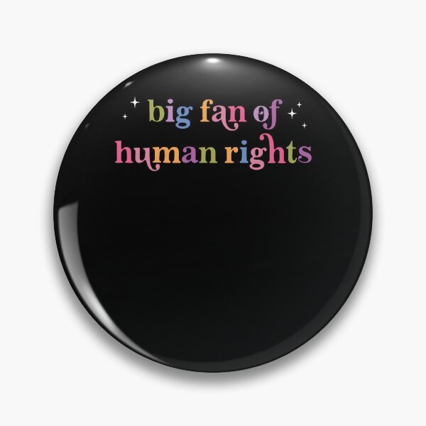 Item preview, Big Fan of Human Rights Funny Retro designed and sold by Hedoraxe.