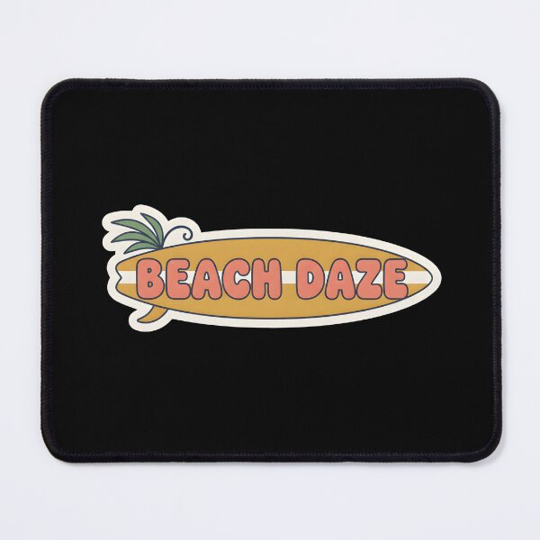 Item preview, Beach Daze Retro Surfboard Summer Beach Sticker designed and sold by FestivityFinds.