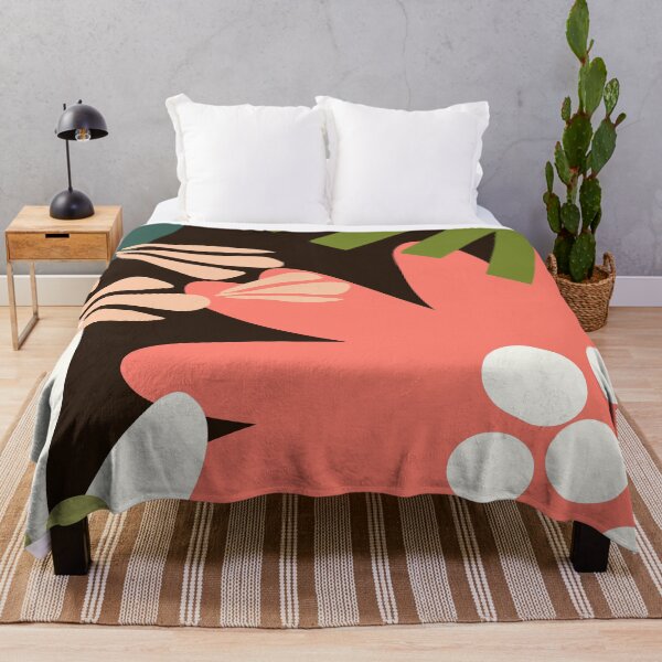Item preview, Contemporary Blush-Orange And Olive Color Floral Abstract designed and sold by DEC02.