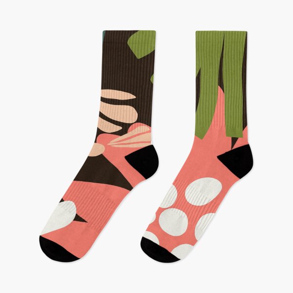 Item preview, Contemporary Blush-Orange And Olive Color Floral Abstract  designed and sold by DEC02.