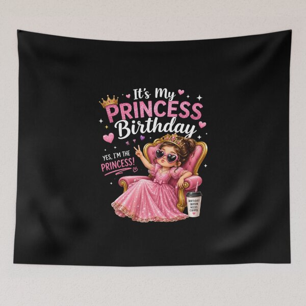 Item preview, Funny Princess Birthday Queen Shirt Cute Pink Tiara Girl Birthday Party Design designed and sold by Celebrate & Sparkle.