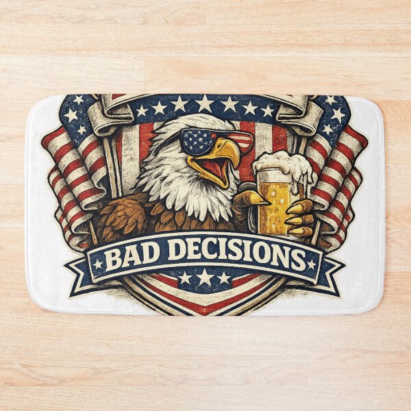 Item preview, 250 Years Of Bad Decisions Funny America 250 Eagle designed and sold by BestKindStudio.