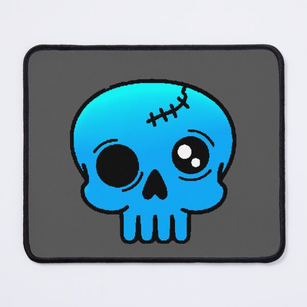 Item preview, Kawaii Blue Skull | Cute Spooky Adorable Design for Halloween and Anime Aesthetics designed and sold by AstronautMerch.