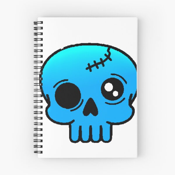 Item preview, Kawaii Blue Skull | Cute Spooky Adorable Design for Halloween and Anime Aesthetics designed and sold by AstronautMerch.
