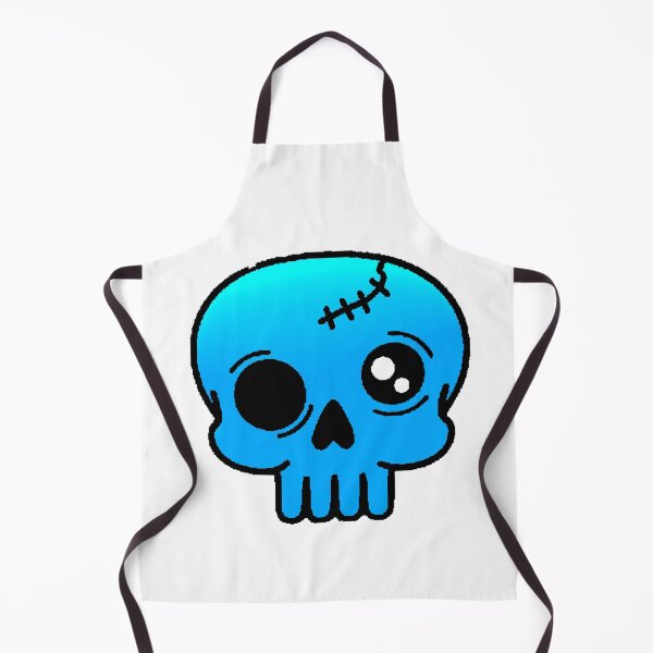 Item preview, Kawaii Blue Skull | Cute Spooky Adorable Design for Halloween and Anime Aesthetics designed and sold by AstronautMerch.