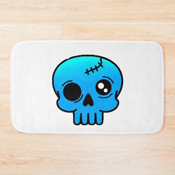 Item preview, Kawaii Blue Skull | Cute Spooky Adorable Design for Halloween and Anime Aesthetics designed and sold by AstronautMerch.