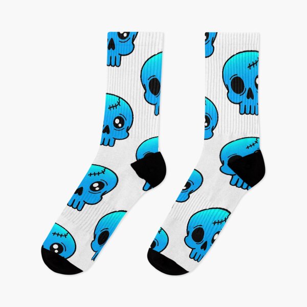 Item preview, Kawaii Blue Skull | Cute Spooky Adorable Design for Halloween and Anime Aesthetics designed and sold by AstronautMerch.