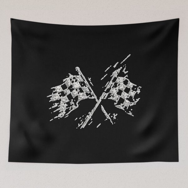 Item preview, Crossed Checkered Flags Racing Driver Motorsports fans Vintage Racing Motorsport  designed and sold by Jt41.