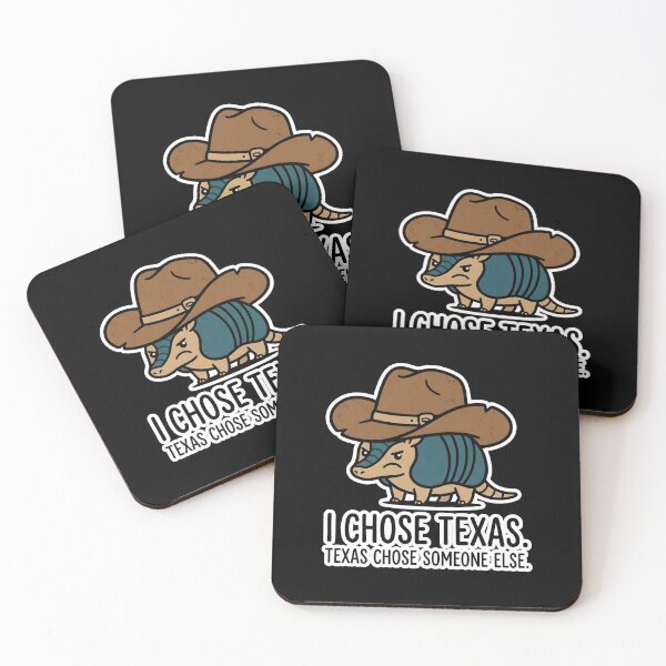 Item preview, I Chose Texas Armadillo Cowboy Design designed and sold by SplashTastic.