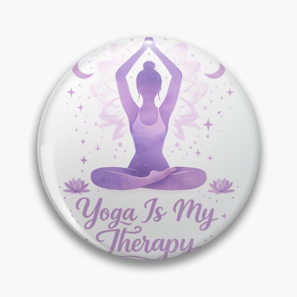 Item preview, Yoga Is My Therapy Zen Design designed and sold by SugarSketch by VanshShristi.
