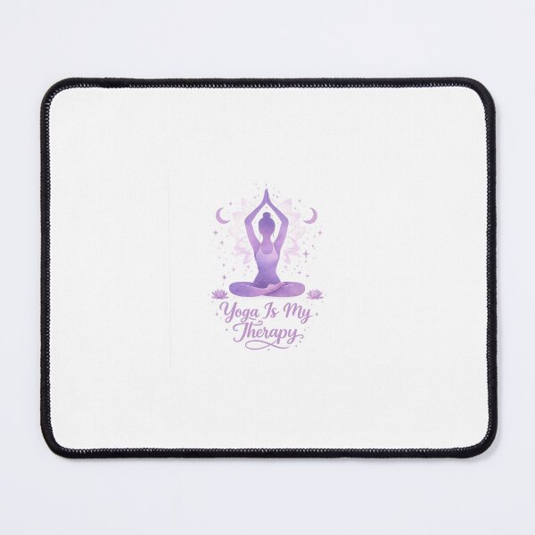 Item preview, Yoga Is My Therapy Zen Design designed and sold by SugarSketch by VanshShristi.