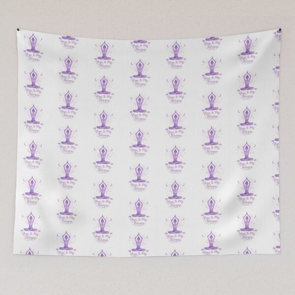 Item preview, Yoga Is My Therapy Zen Design designed and sold by SugarSketch by VanshShristi.