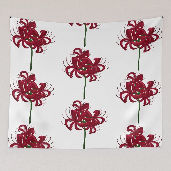 Item preview, Red Spider Lily flower designed and sold by tigerlilyz.