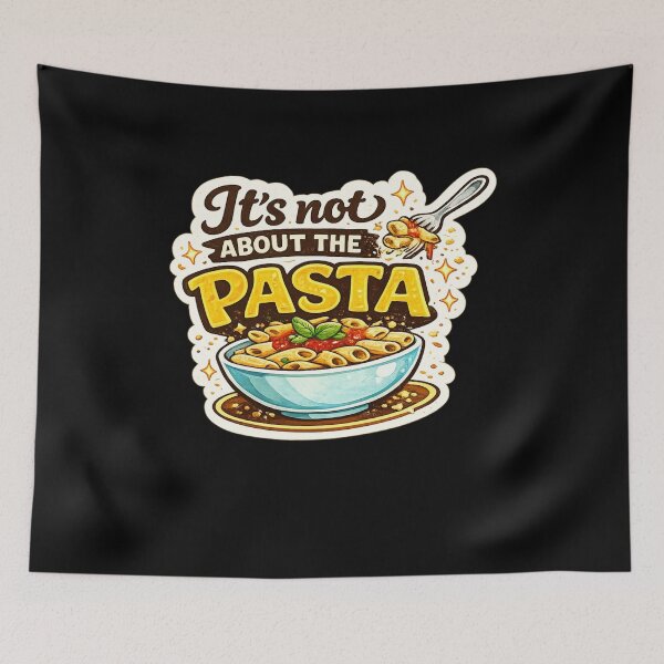Item preview, it's not about the Pasta  designed and sold by italianfoodpuns.