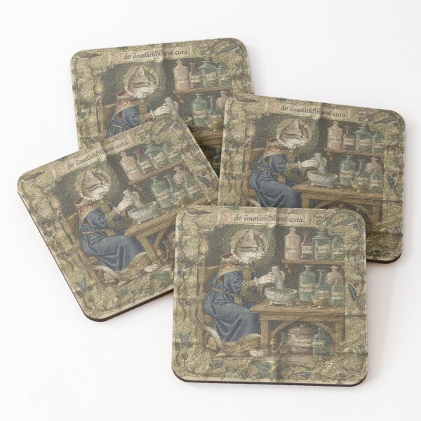 Item preview, Medieval Cat Apothecary designed and sold by PictorialWhimsy.