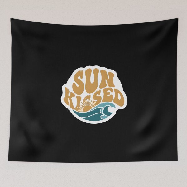 Item preview, Sun Kissed Retro Ocean Wave Beach Sticker designed and sold by FestivityFinds.