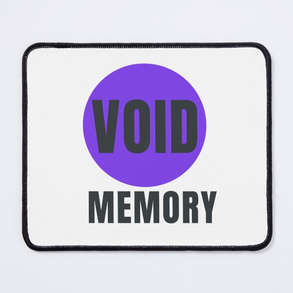 Item preview, VOID MEMORY | Modern Tech Aesthetic Graphic Design designed and sold by HeartAndArtShop.