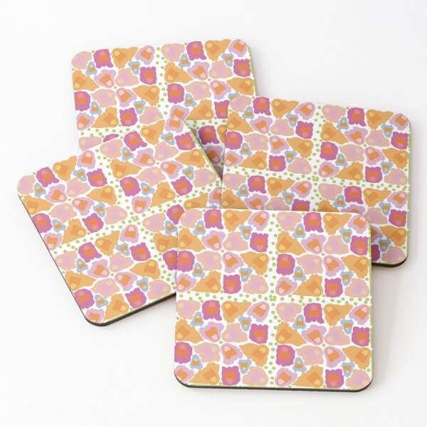 Item preview, Colorful Flowers in Squares designed and sold by Ailiida.