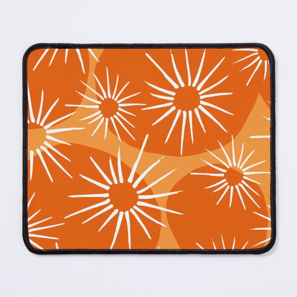 Item preview, Mid-Century Modern 1950's Orange Sunburst Pattern designed and sold by DEC02.