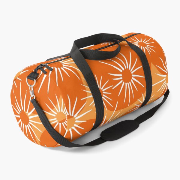 Item preview, Mid-Century Modern 1950's Orange Sunburst Pattern designed and sold by DEC02.