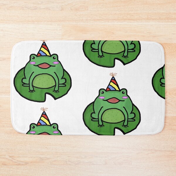 Item preview, Copy of Froggy birthday party hat sticker designed and sold by tigerlilyz.