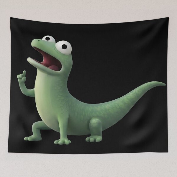Item preview, Tom Lizard "Wait, What?" – Fan Art from Pixar’s Hoppers (2026) designed and sold by JEVANStudio.
