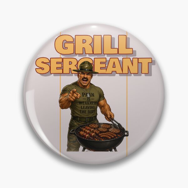 Item preview, Grill Sergeant designed and sold by Giddy Bear Gifts.