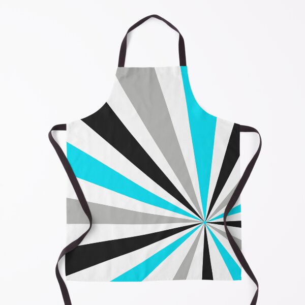 Item preview, Mid-Century Modern Aqua, Gray, White, Black Sunburst Design designed and sold by DEC02.