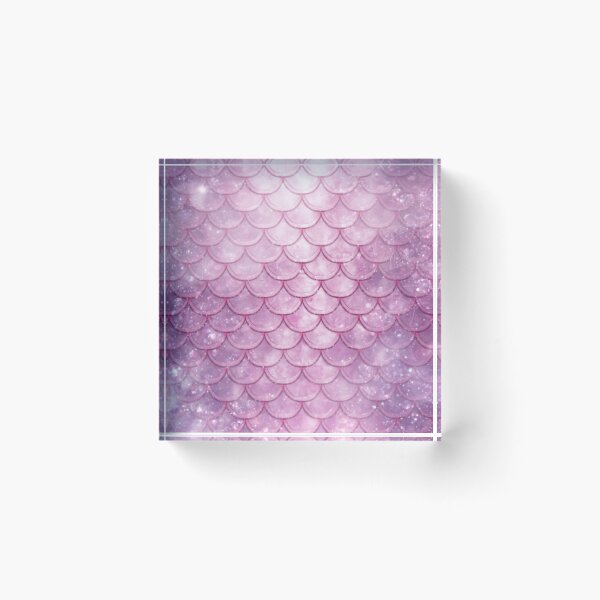 Item preview, Light Pink Cute Mermaid Print designed and sold by SeaStarMermaids.