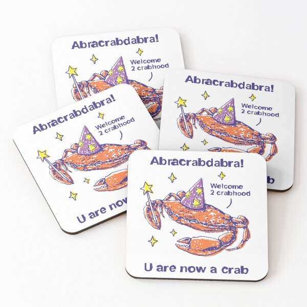 Item preview, Abracadabra You Are Now A Crab designed and sold by PopcornpunkART.