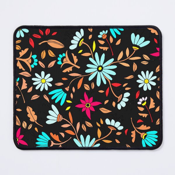 Item preview, Midnight Daisy Garden Vivid Botanical Art designed and sold by Stitched Stories.