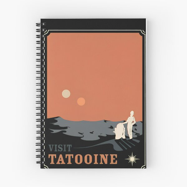 Item preview, Desert Planet Binary Sunset Vintage Poster designed and sold by Kartezartion.