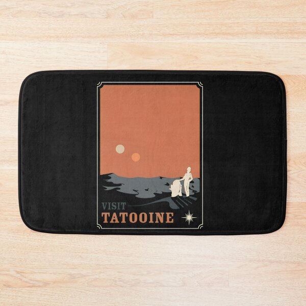 Item preview, Desert Planet Binary Sunset Vintage Poster designed and sold by Kartezartion.