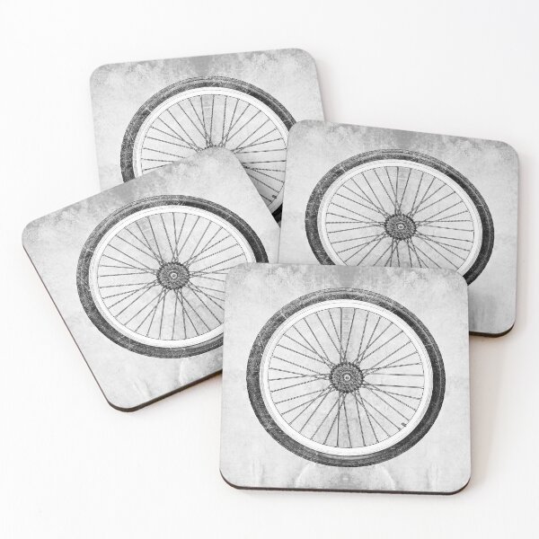 Item preview, Vintage Bicycle Wheel Spokes Dark Cycling Geometric Art designed and sold by Ghoul Enterprises.
