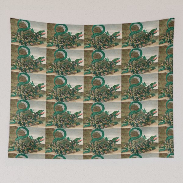 Item preview, THE GREEN REPTILE designed and sold by THE GOOD FIND.
