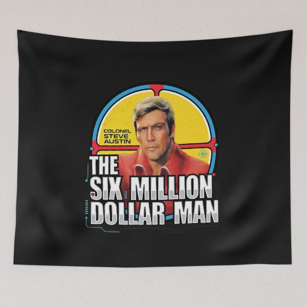 Item preview, Bionic Man Retro TV Show Tribute Graphic designed and sold by Kartezartion.