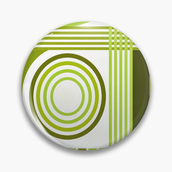 Item preview, Mid-Century Modern Lime Green Bauhaus Retro Pattern  designed and sold by DEC02.