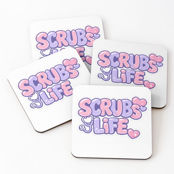 Item preview, Scrubs Care Life Cute Nurse Sticker Funny Nurse Life Gift RN Nursin designed and sold by VaultVibes.