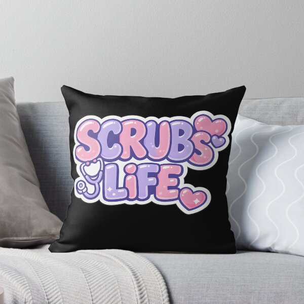 Item preview, Scrubs Care Life Cute Nurse Sticker Funny Nurse Life Gift RN Nursin designed and sold by VaultVibes.