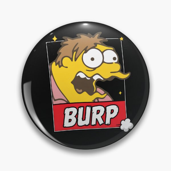 Item preview, Funny Burp Cartoon Character Statement designed and sold by Kartezartion.