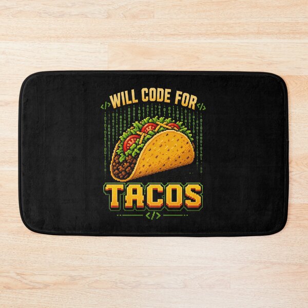 Item preview, Will Code for Tacos designed and sold by zoes-ink.
